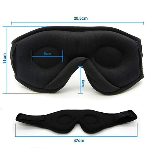Best Bluetooth Sleep Headphones 3D Eye Mask - Wireless Music Playing Sleep Mask with HD Speakers
