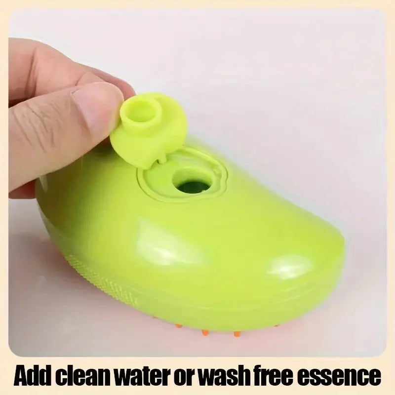 3-in-1 Electric Steam Dog Brush - Pet Grooming Spray Brush for Cats & Dogs