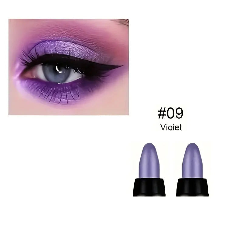 16-Color Pearlescent Waterproof Eyeliner Set - Long-Lasting Glitter Eye Makeup