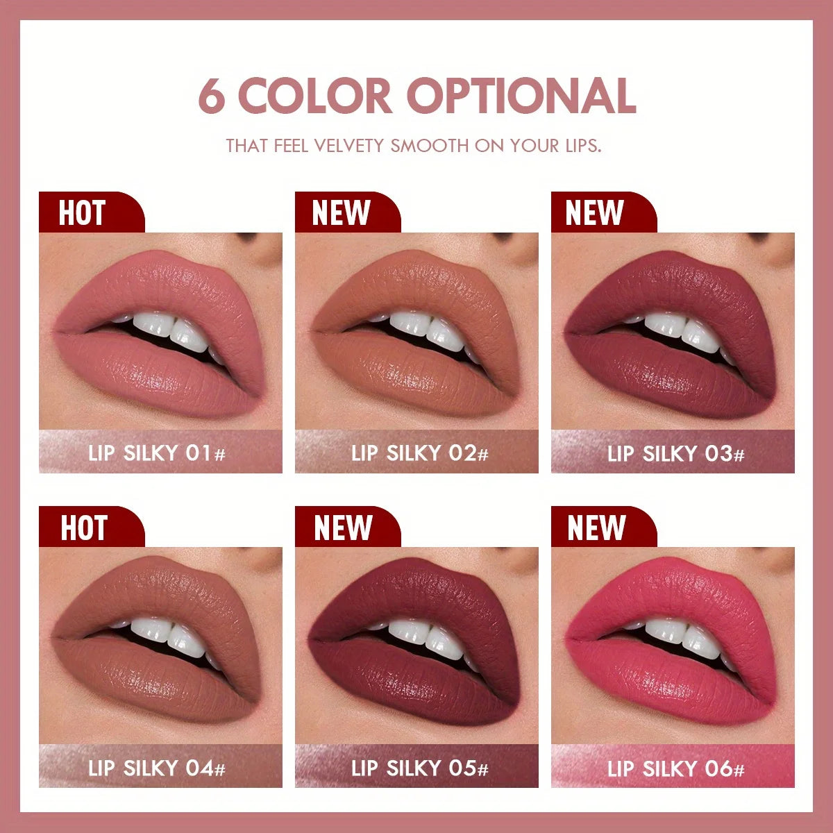 Matte Lipstick Pencil - Waterproof Long-Lasting Lip Stain