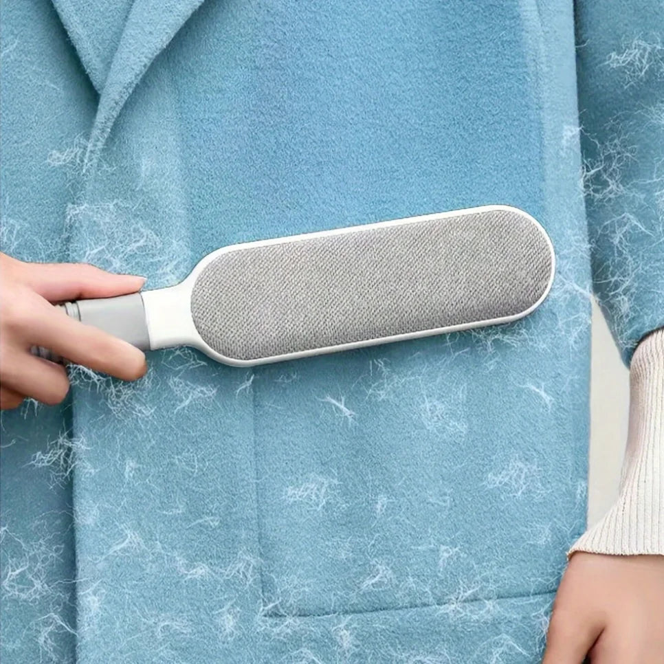 Double-Sided Pet Hair Remover - Electrostatic Lint Brush for Furniture & Carpets