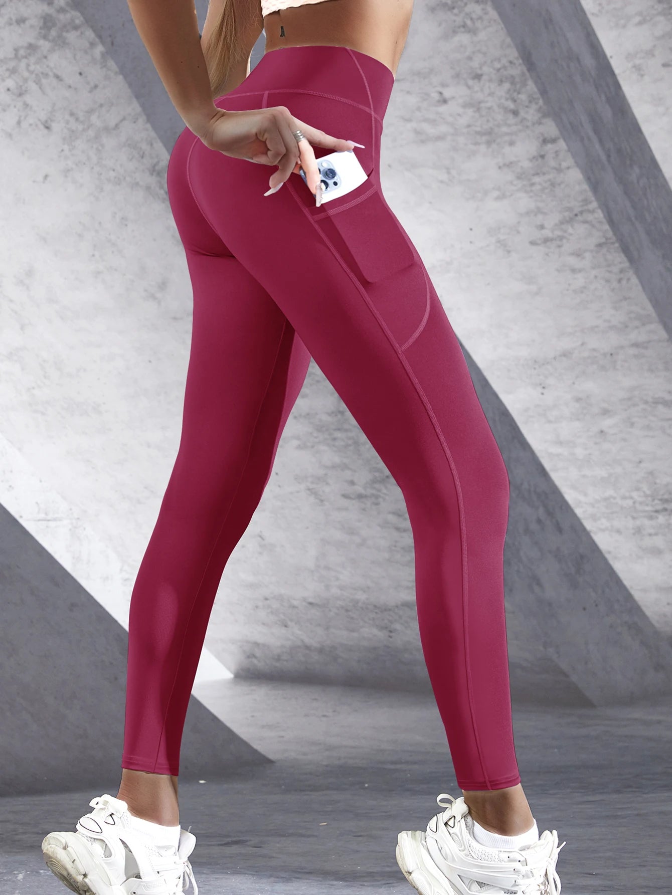 Quality Leggings with Pockets - Women's Stretch Fitness Pants