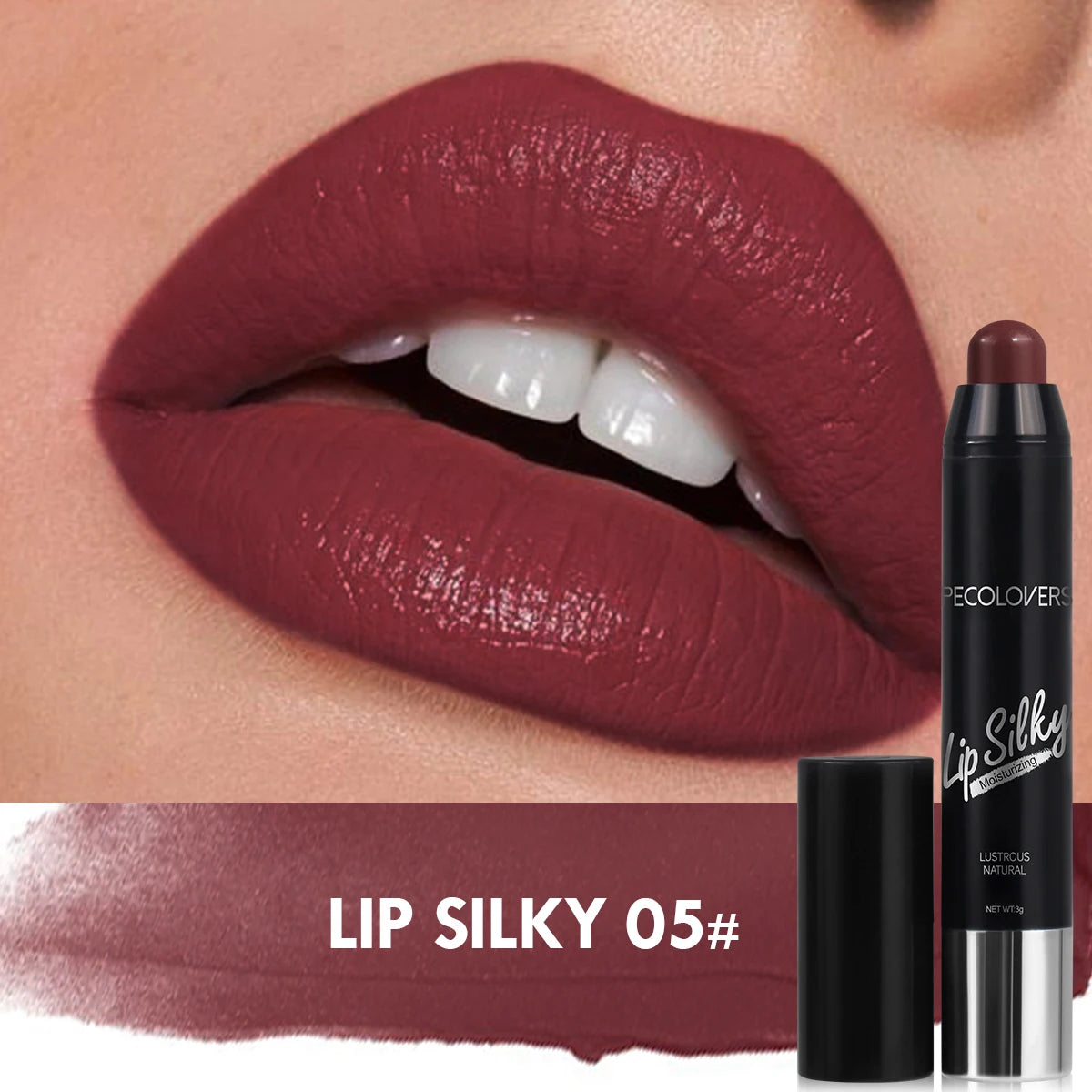 Matte Lipstick Pencil - Waterproof Long-Lasting Lip Stain