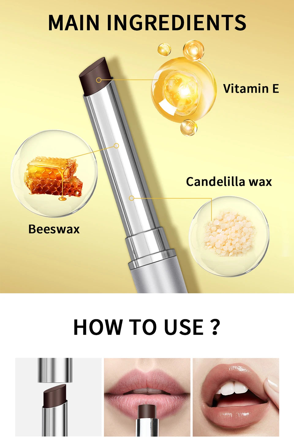 Best Quality Black Honey Lip Plumper - Long-Lasting Natural Moisturizing Lipstick & Gloss
