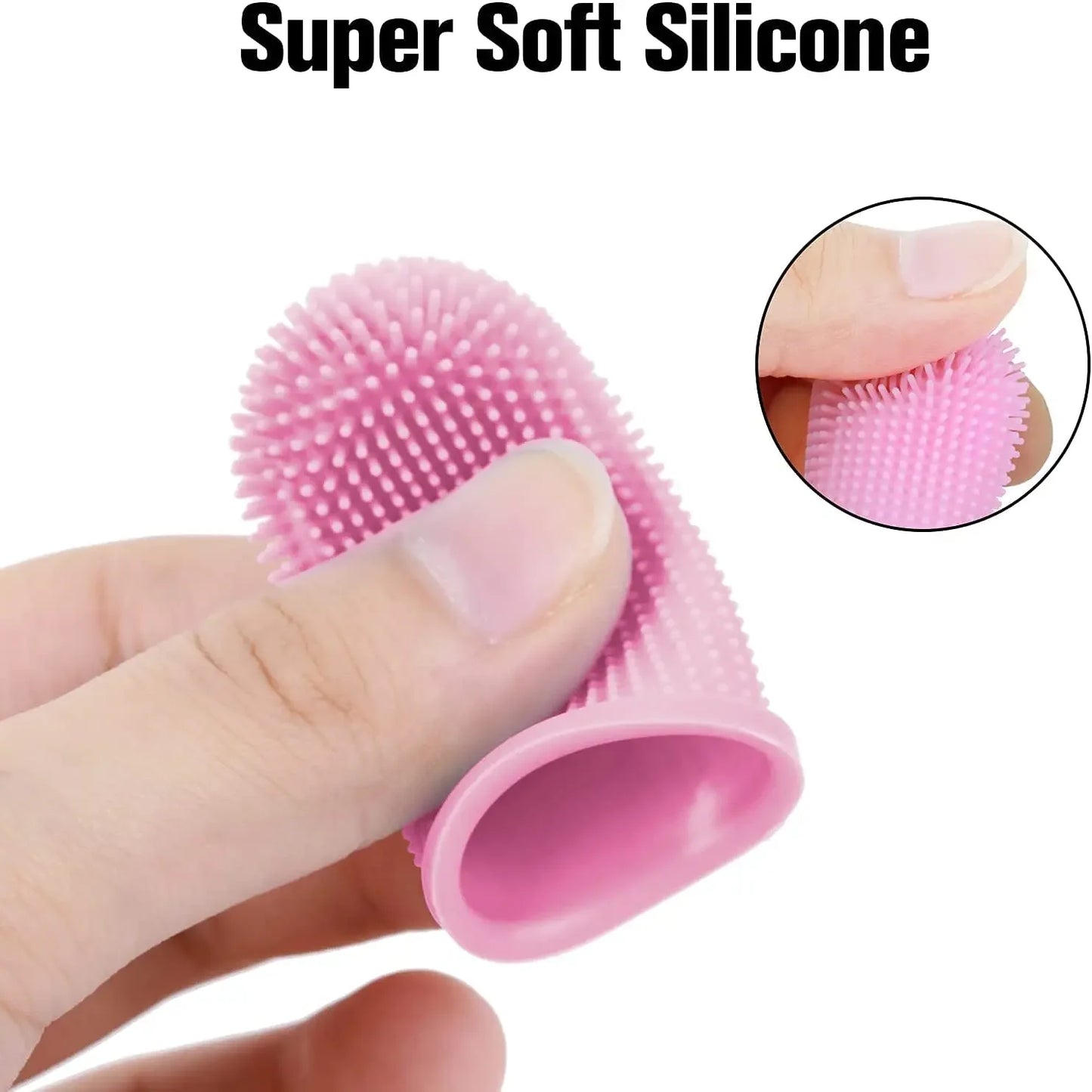 Pet Finger Toothbrush - Soft Silicone Dental Care Tool for Dogs & Cats