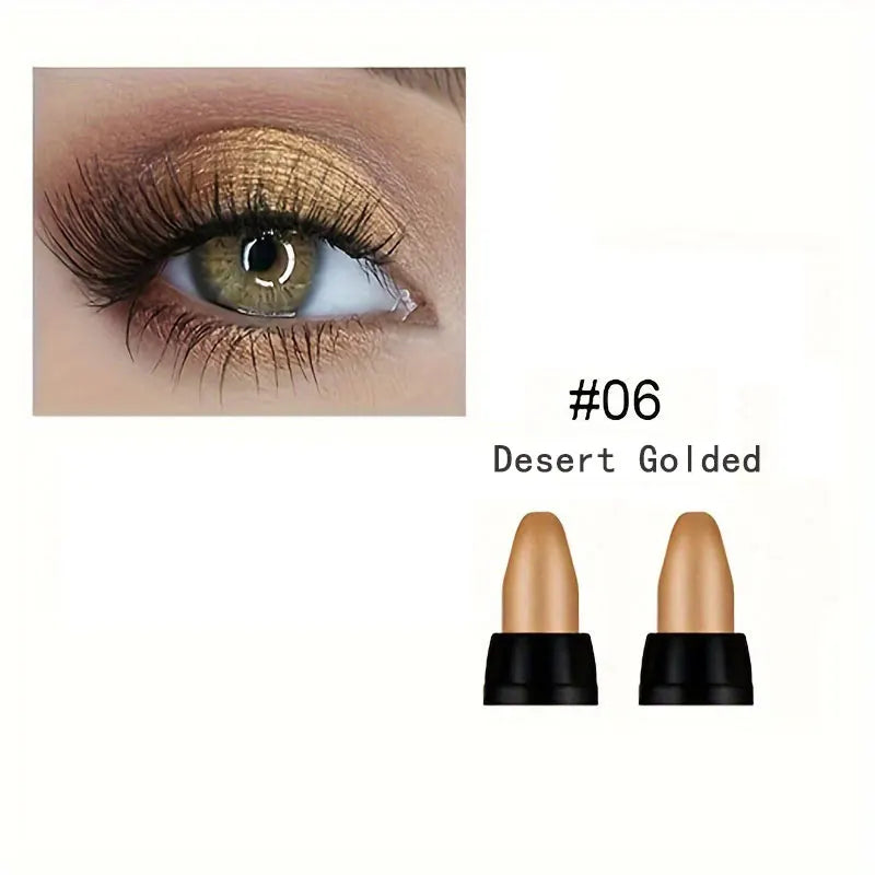 16-Color Pearlescent Waterproof Eyeliner Set - Long-Lasting Glitter Eye Makeup