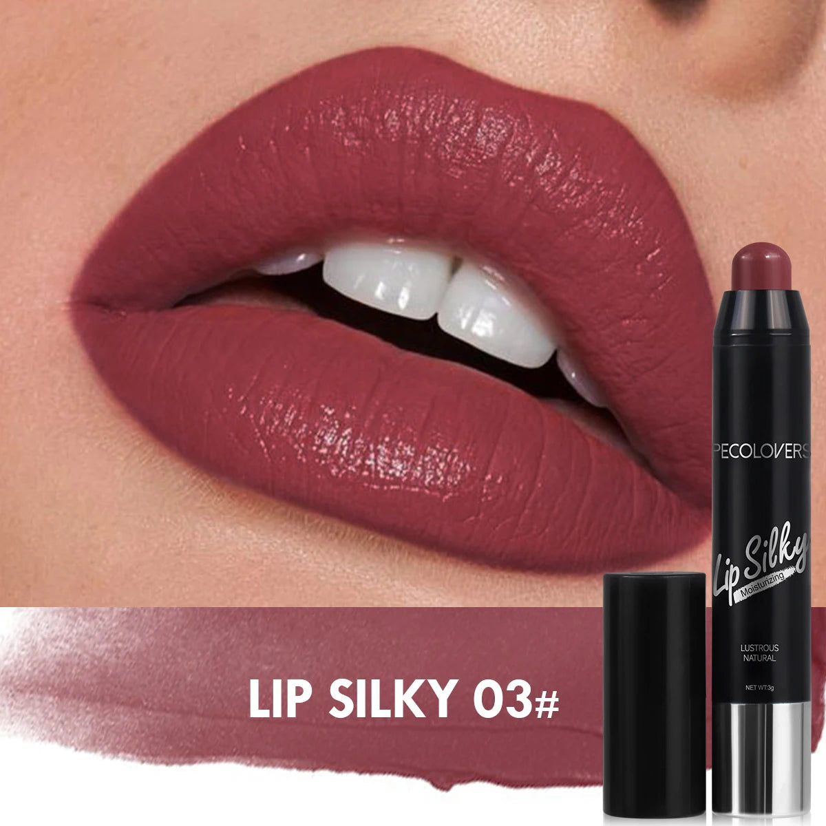 Matte Lipstick Pencil - Waterproof Long-Lasting Lip Stain