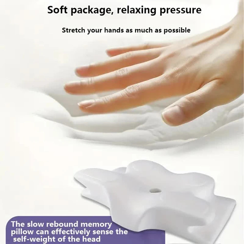 Memory Foam Cervical Pillow - Ergonomic Neck Support for Pain Relief & Better Sleep