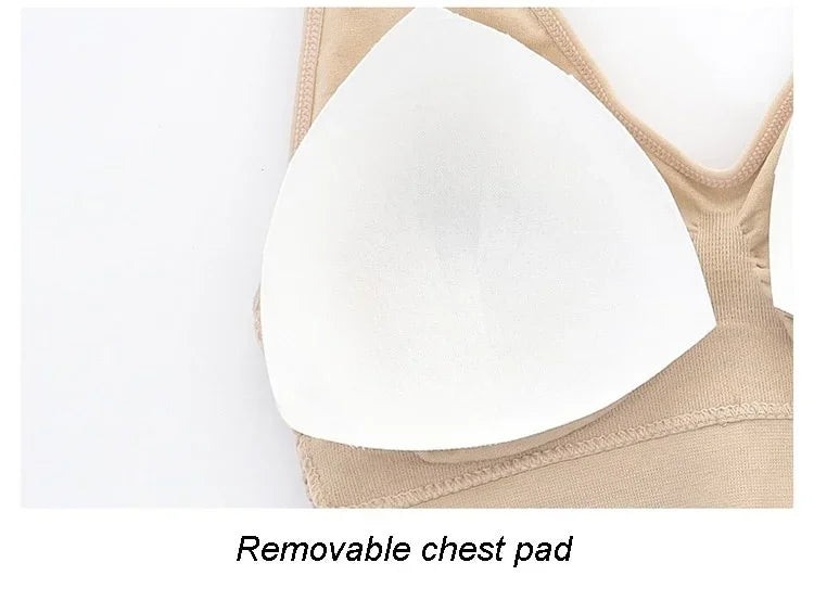 Women's Breathable Sports Bra - Sweat-Absorbent with Shockproof Padding