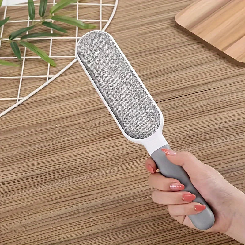Double-Sided Pet Hair Remover - Electrostatic Lint Brush for Furniture & Carpets