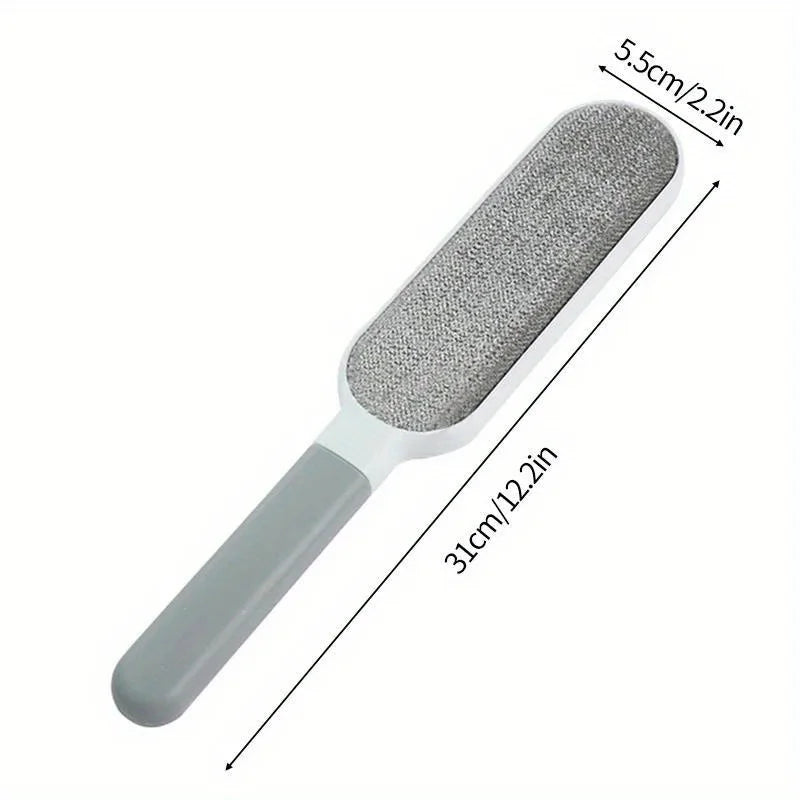 Double-Sided Pet Hair Remover - Electrostatic Lint Brush for Furniture & Carpets