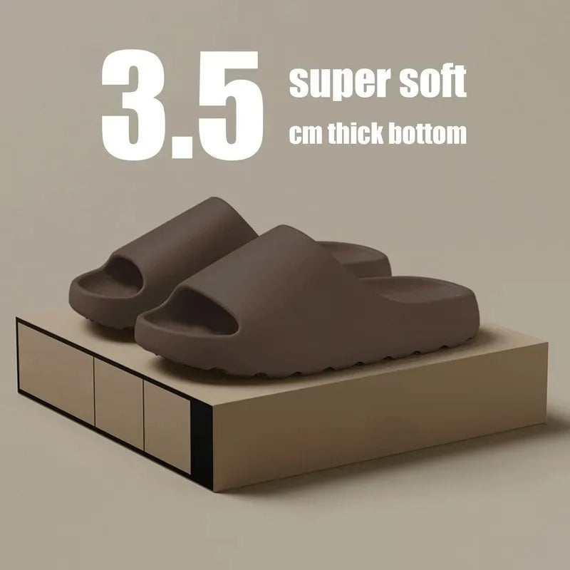 Slippers - Thick Sole EVA Beach Sandals for Men & Women