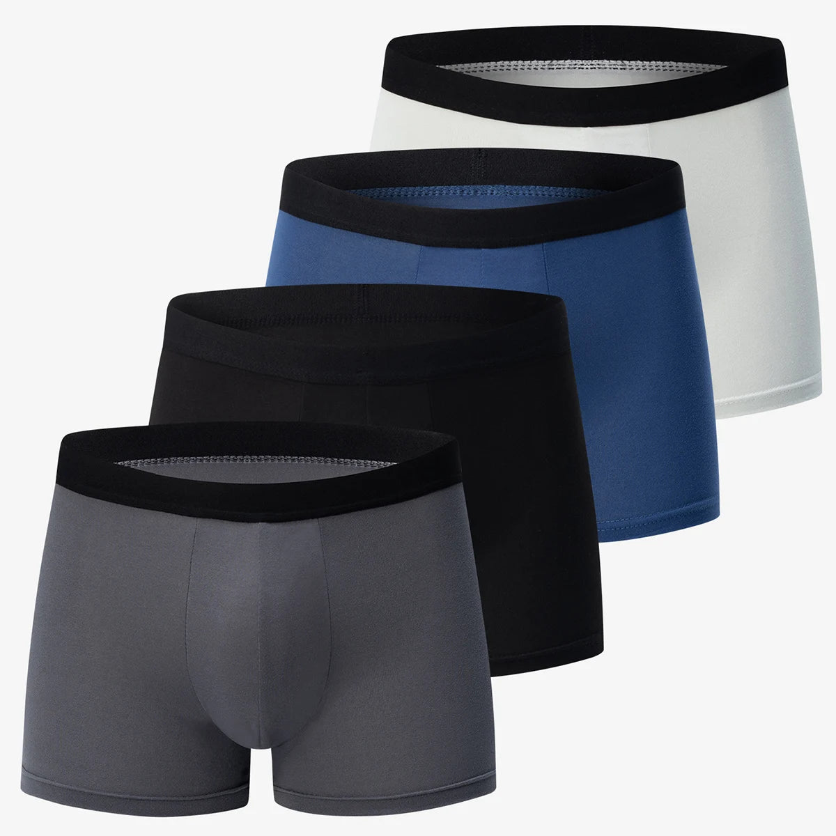 Men's 4-Pack Premium Swim Trunks & Underwear Set - Plus Size Up to 6XL