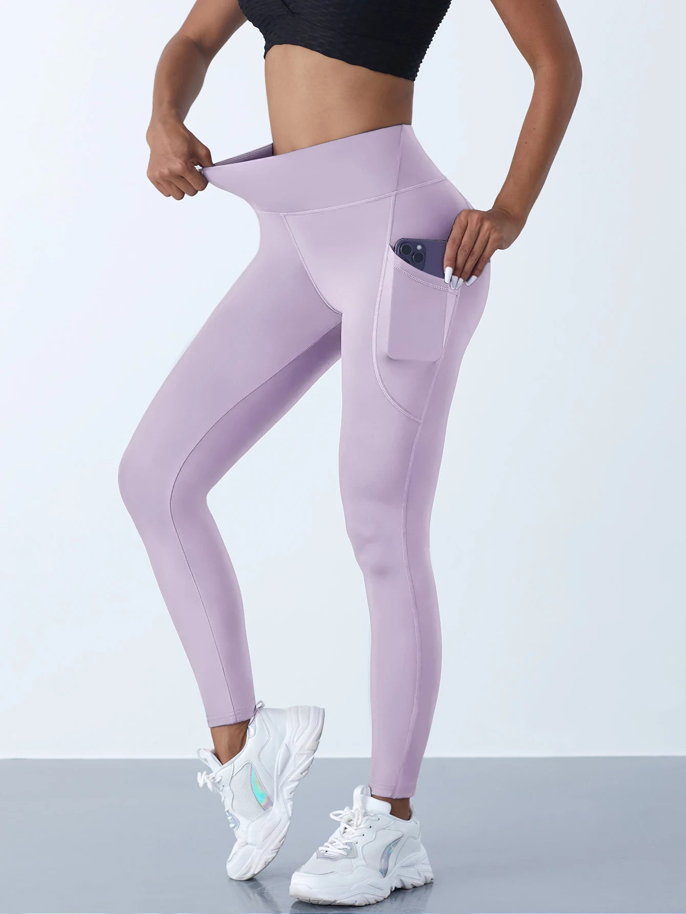 Quality Leggings with Pockets - Women's Stretch Fitness Pants