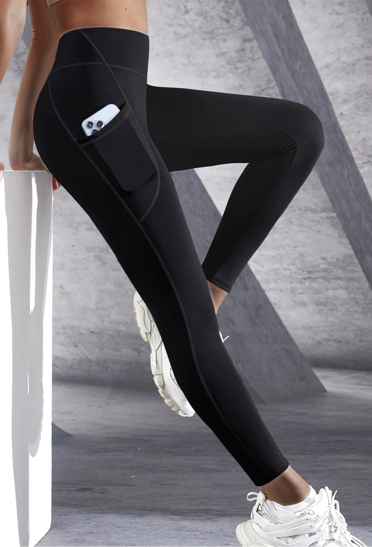 Quality Leggings with Pockets - Women's Stretch Fitness Pants