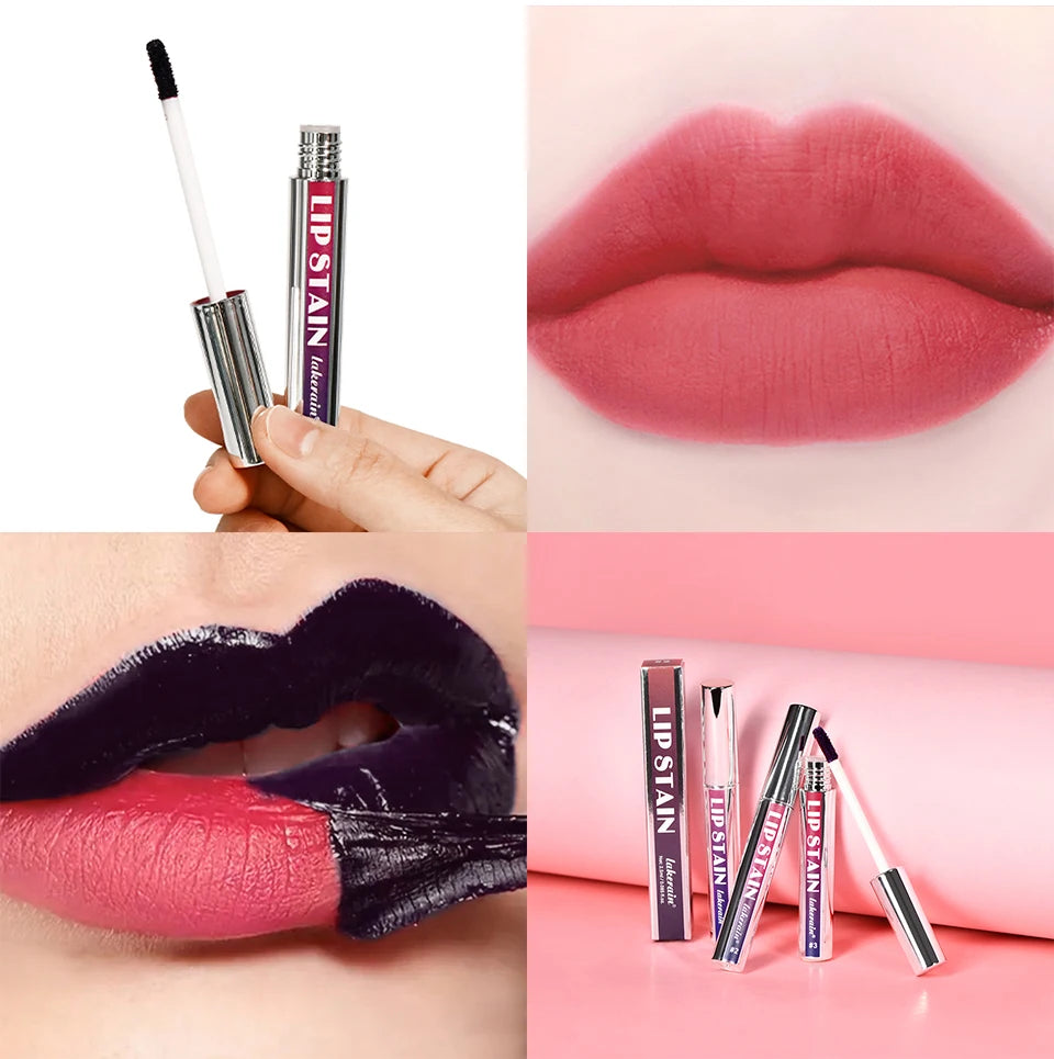 Korean Matte Lip Tint - Long Lasting Waterproof Peel Off Liquid Lipstick