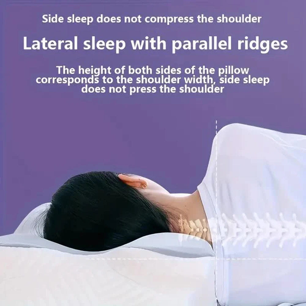 Memory Foam Cervical Pillow - Ergonomic Neck Support for Pain Relief & Better Sleep