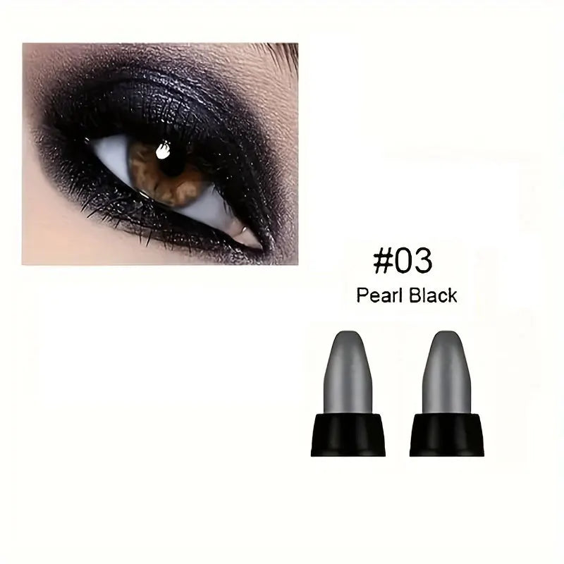 16-Color Pearlescent Waterproof Eyeliner Set - Long-Lasting Glitter Eye Makeup