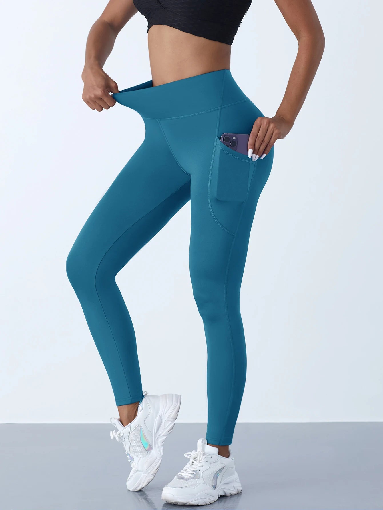 Quality Leggings with Pockets - Women's Stretch Fitness Pants