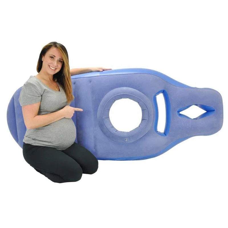inflatable Pregnancy Pillow - Multi-Purpose Maternity Support & Yoga Mat
