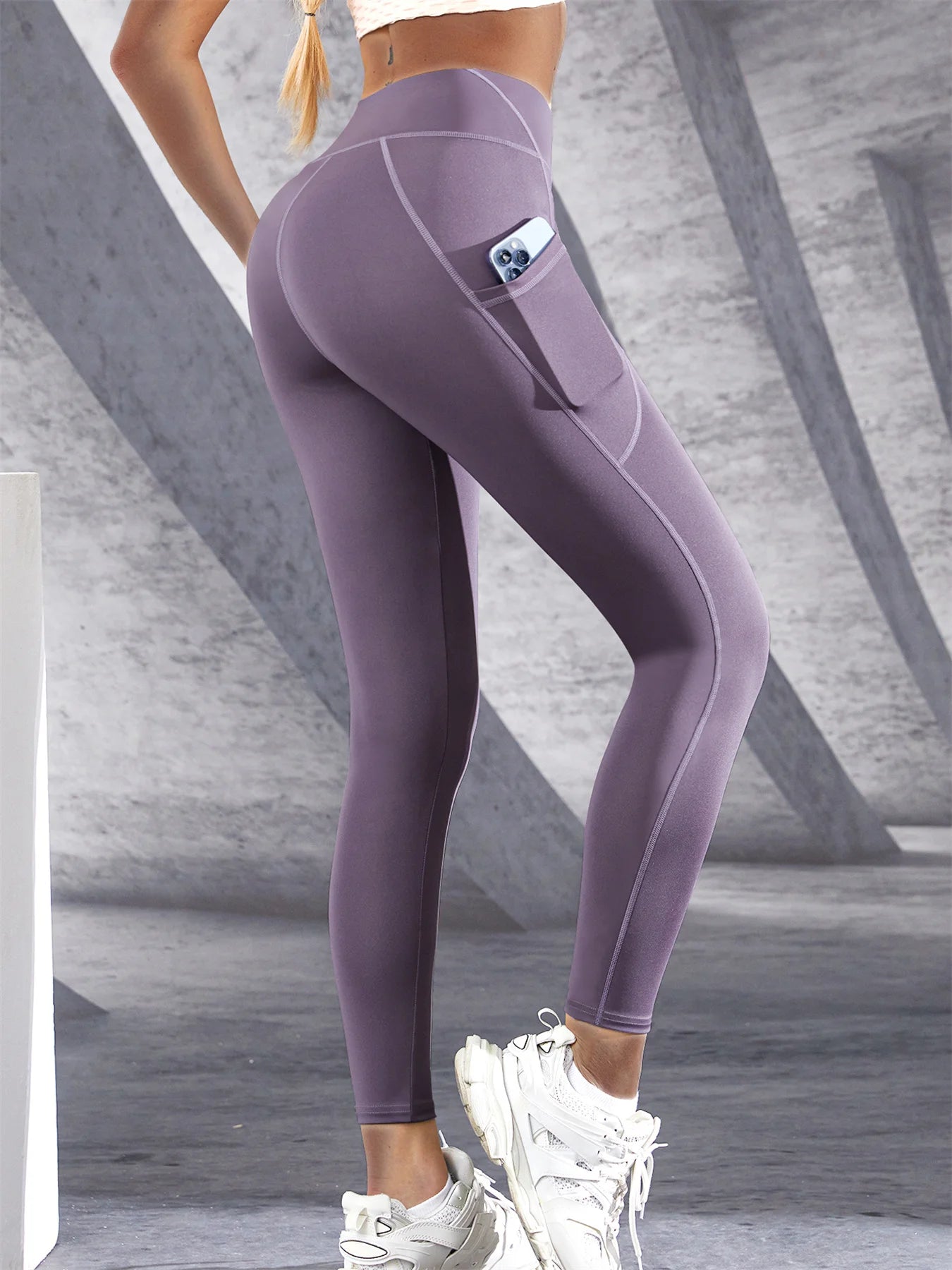Quality Leggings with Pockets - Women's Stretch Fitness Pants