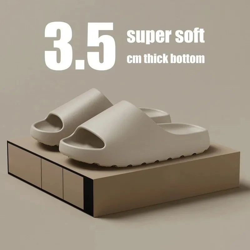 Slippers - Thick Sole EVA Beach Sandals for Men & Women
