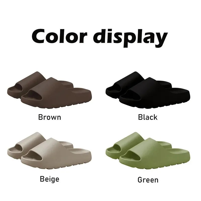Slippers - Thick Sole EVA Beach Sandals for Men & Women