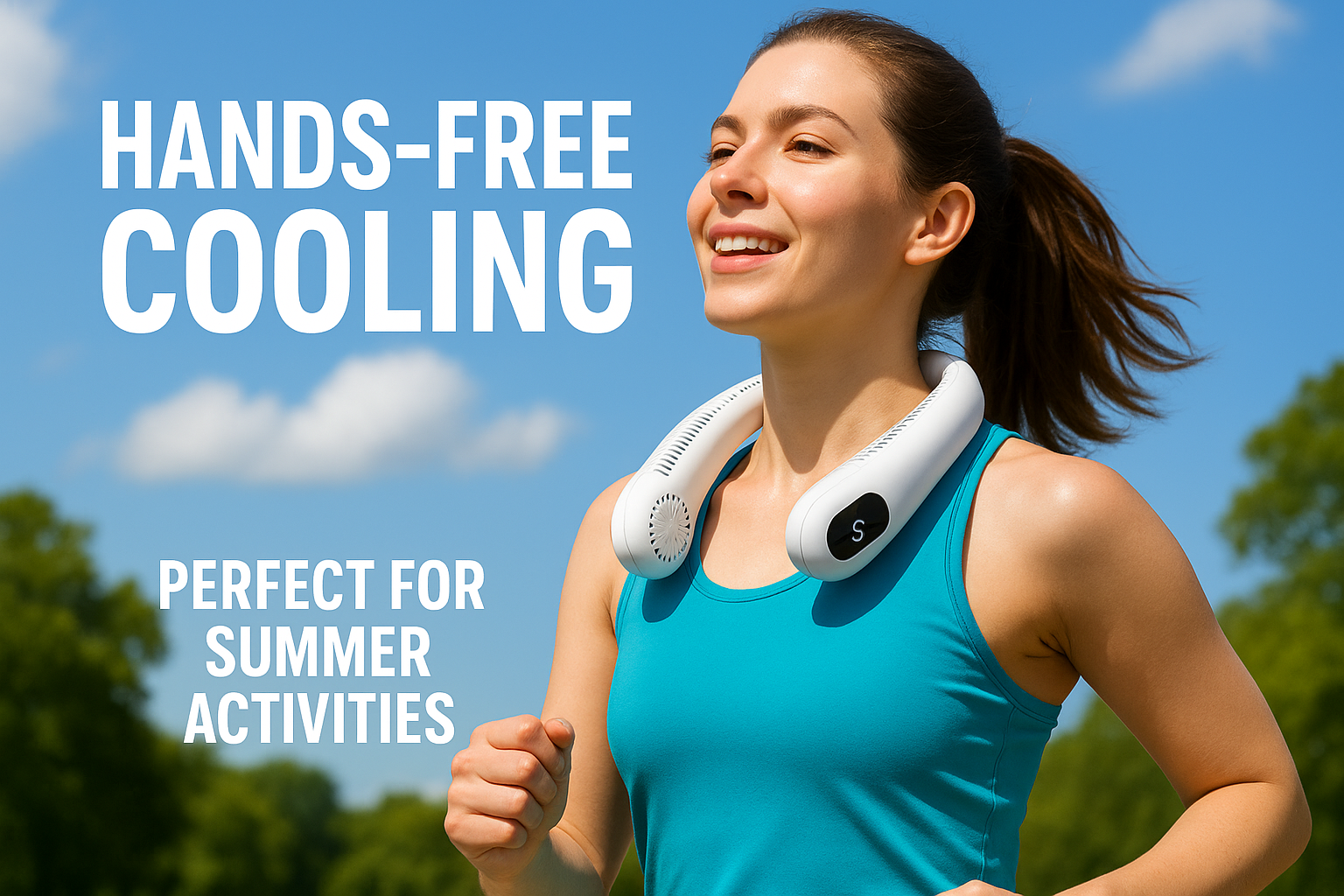 Hands-Free Cooling Lifestyle Ad