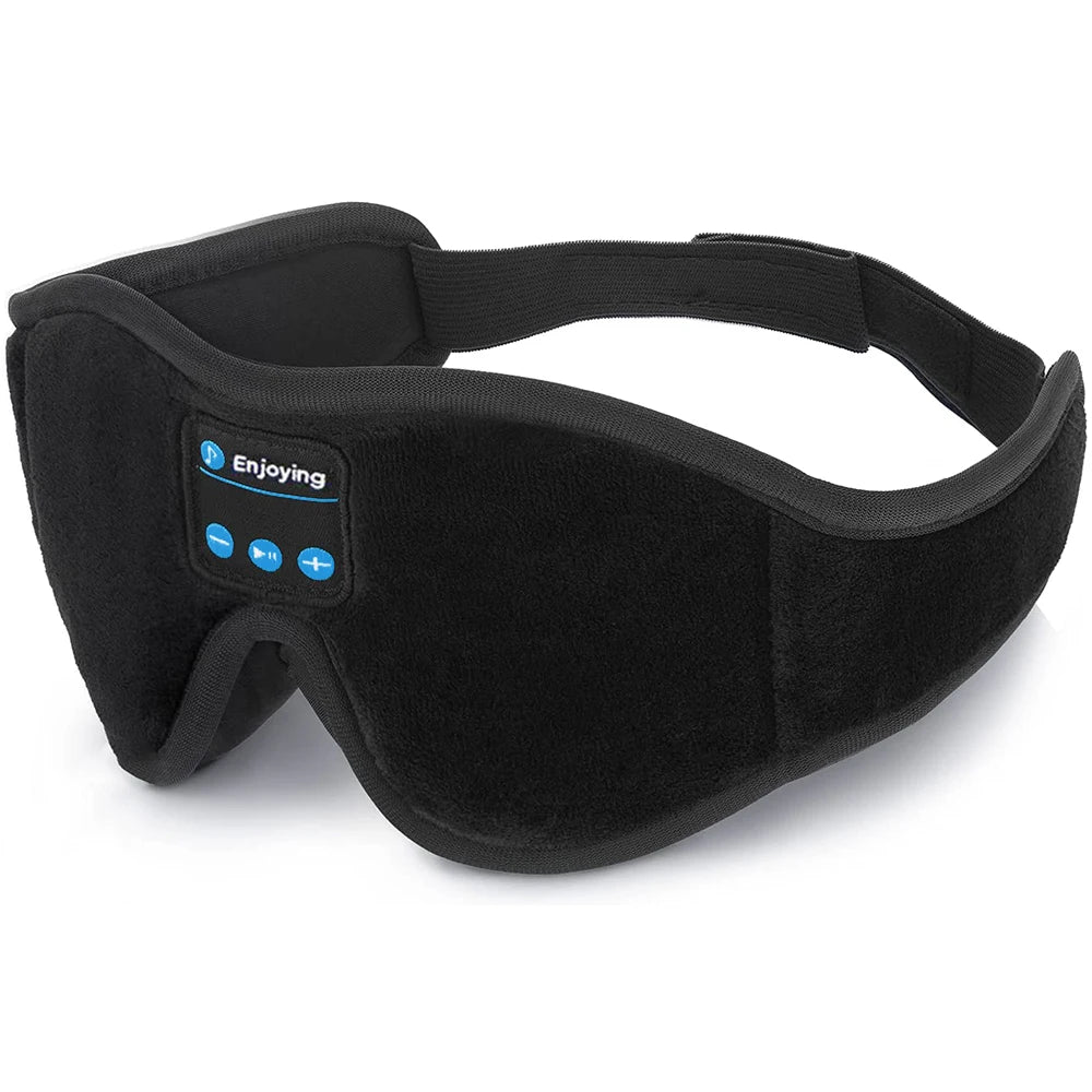 Best Bluetooth Sleep Headphones 3D Eye Mask - Wireless Music Playing Sleep Mask with HD Speakers
