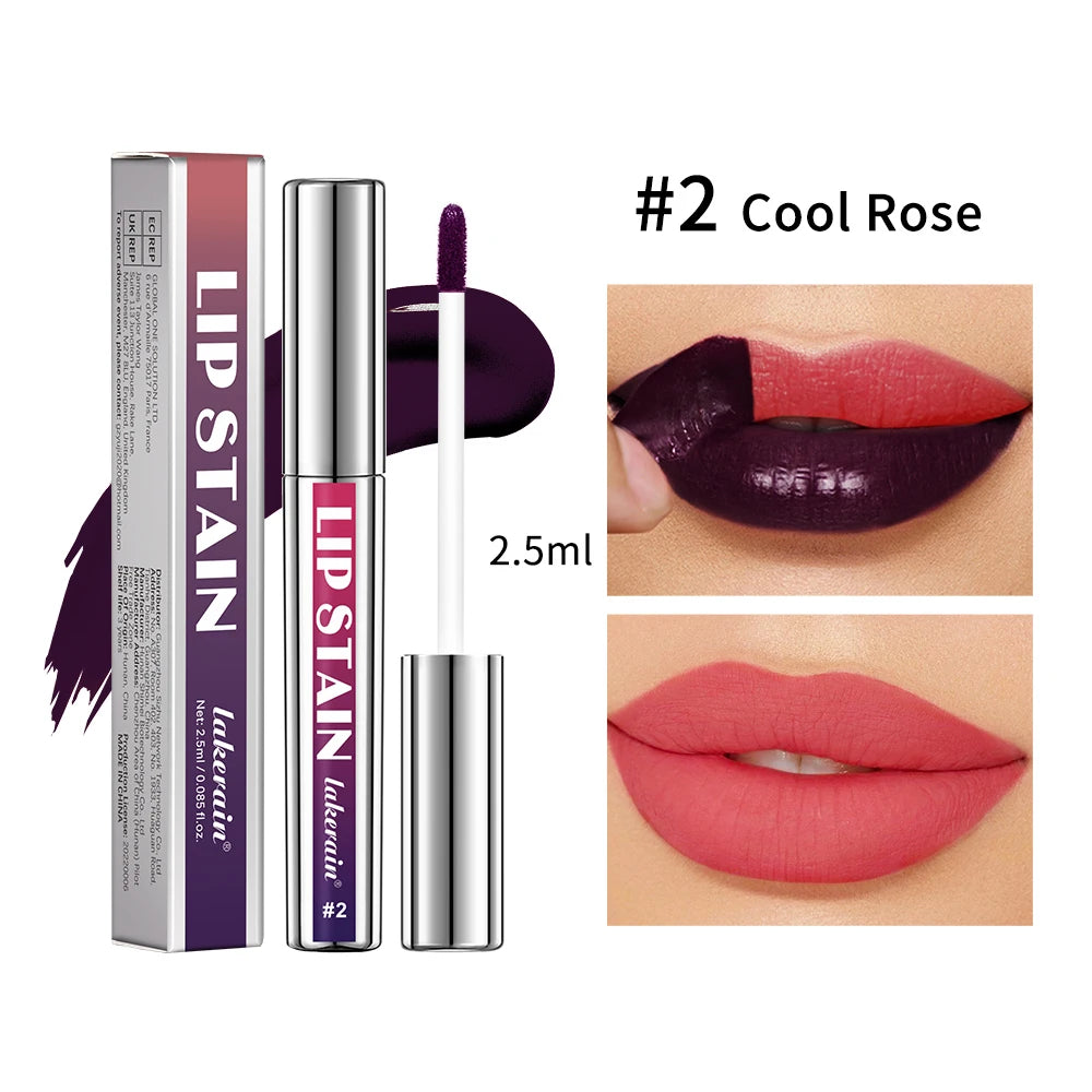 Korean Matte Lip Tint - Long Lasting Waterproof Peel Off Liquid Lipstick