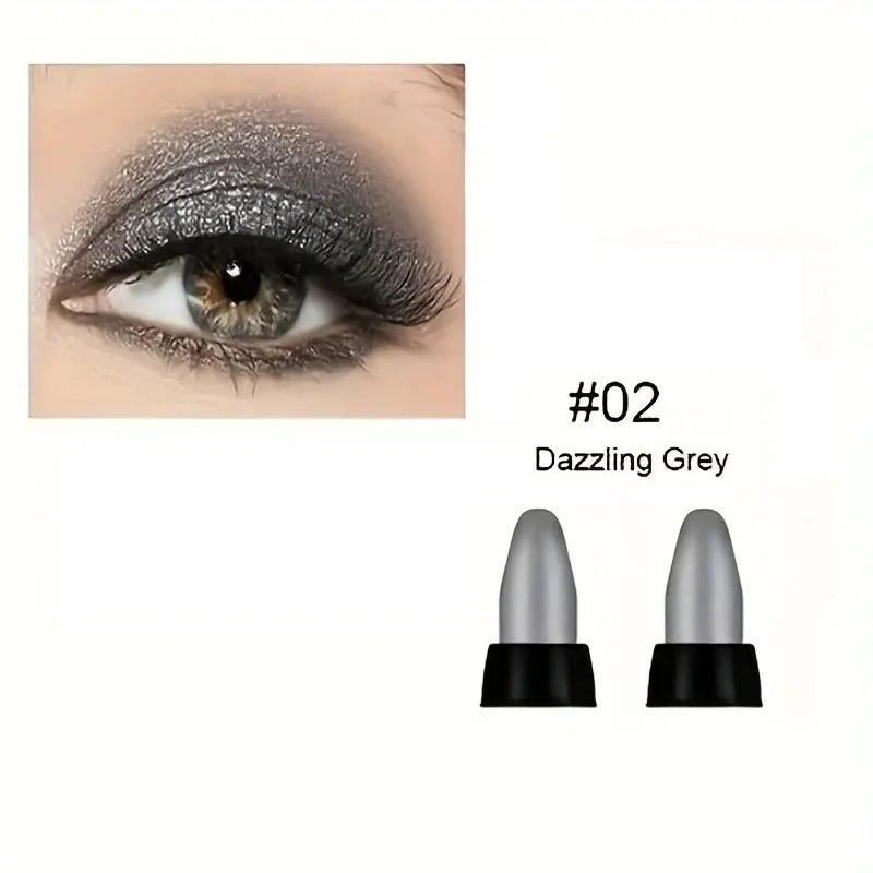 16-Color Pearlescent Waterproof Eyeliner Set - Long-Lasting Glitter Eye Makeup