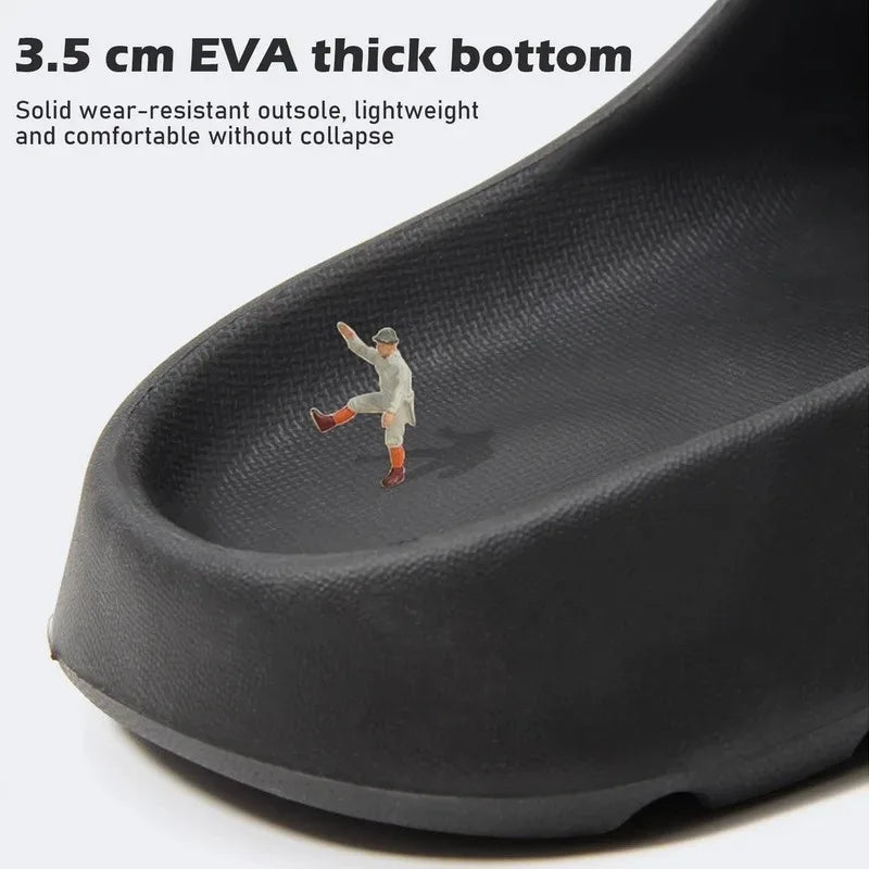 Slippers - Thick Sole EVA Beach Sandals for Men & Women