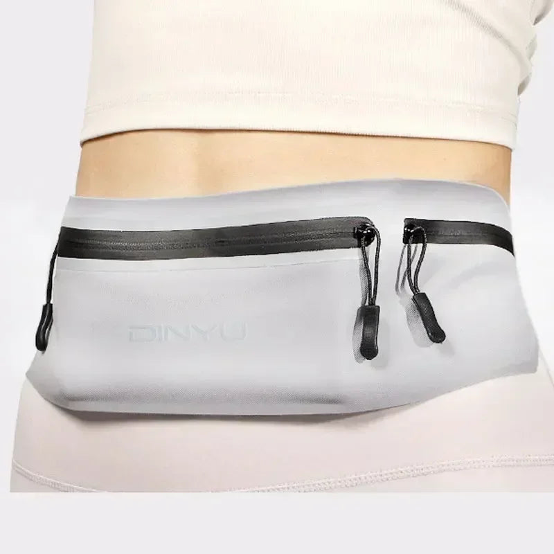 Sports Waist Pack Fanny Pack - Adjustable Running Belt with Phone Holder for Men & Women