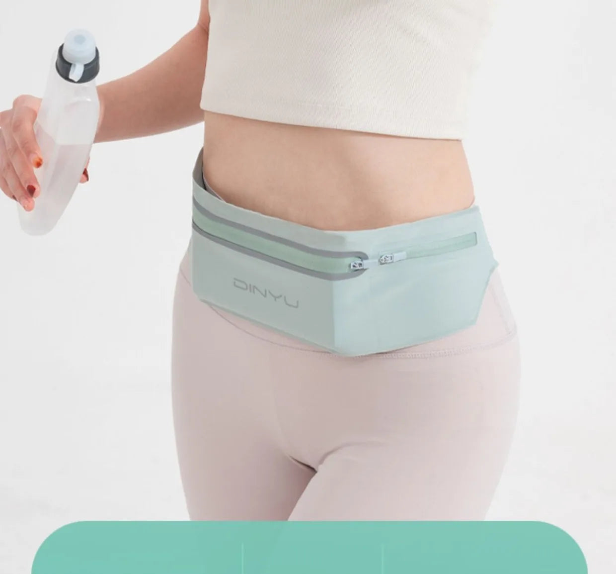 Sports Waist Pack Fanny Pack - Adjustable Running Belt with Phone Holder for Men & Women