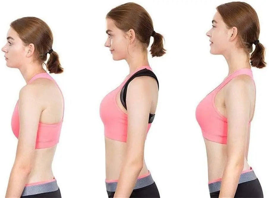 Adjustable Posture Corrector Belt - Back Shoulder Support Brace for Office & Sports