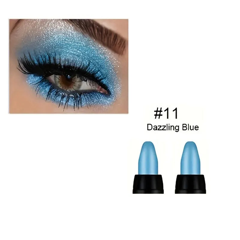 16-Color Pearlescent Waterproof Eyeliner Set - Long-Lasting Glitter Eye Makeup