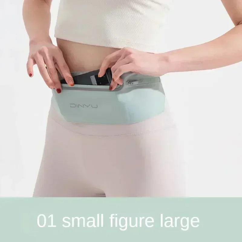 Sports Waist Pack Fanny Pack - Adjustable Running Belt with Phone Holder for Men & Women