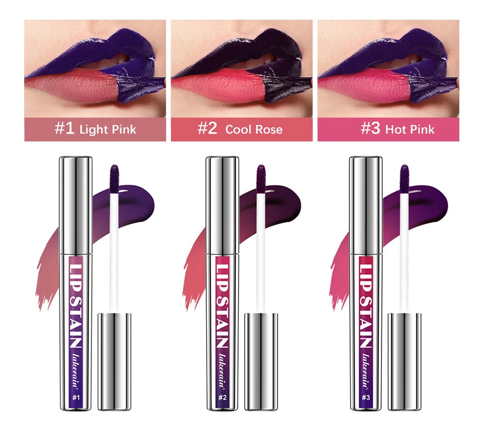 Korean Matte Lip Tint - Long Lasting Waterproof Peel Off Liquid Lipstick