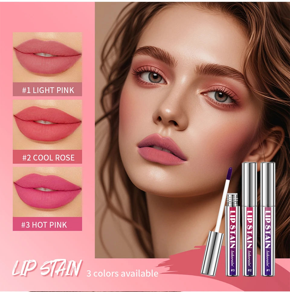 Korean Matte Lip Tint - Long Lasting Waterproof Peel Off Liquid Lipstick