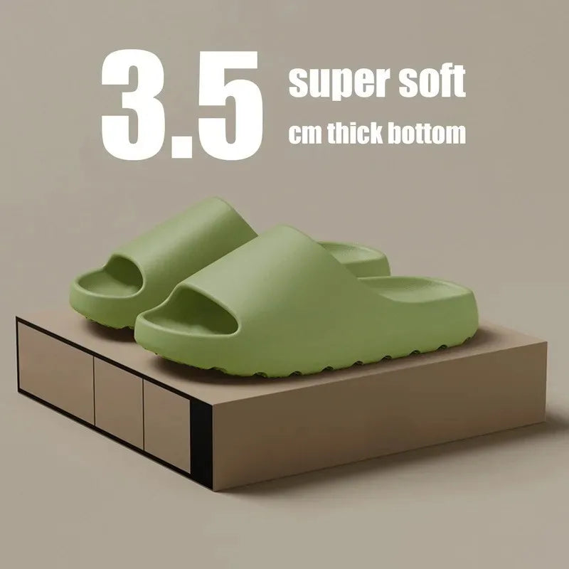 Slippers - Thick Sole EVA Beach Sandals for Men & Women