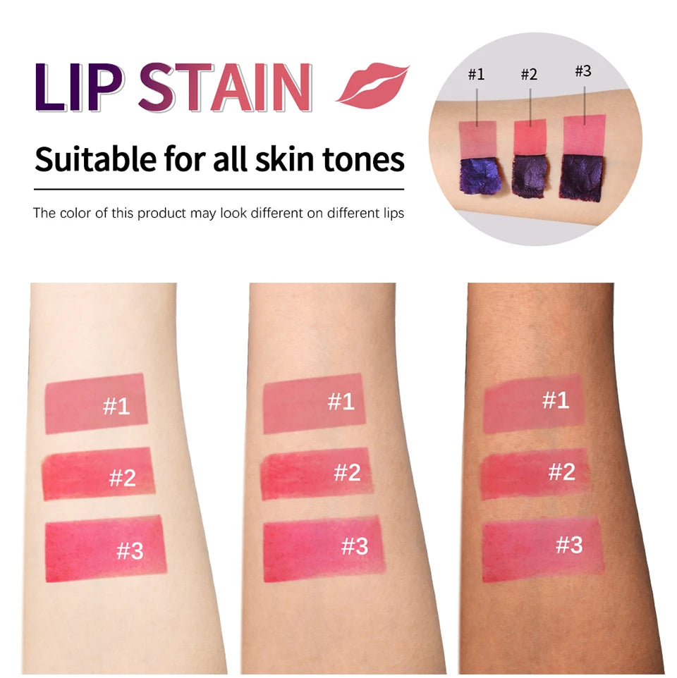 Korean Matte Lip Tint - Long Lasting Waterproof Peel Off Liquid Lipstick