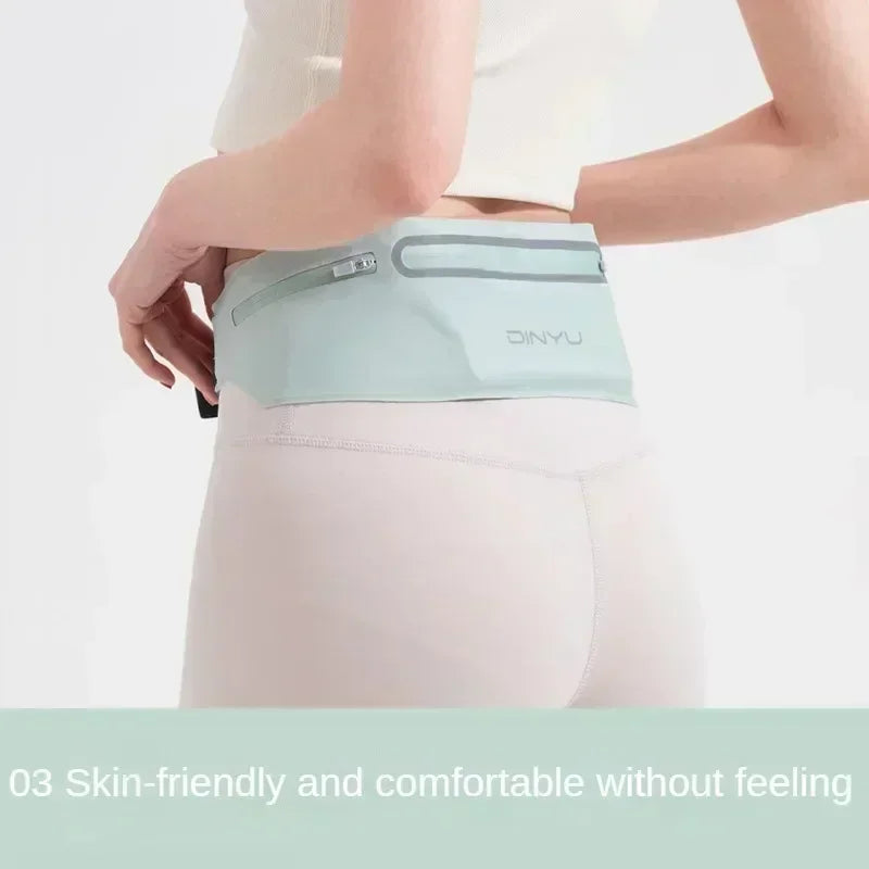 Sports Waist Pack Fanny Pack - Adjustable Running Belt with Phone Holder for Men & Women