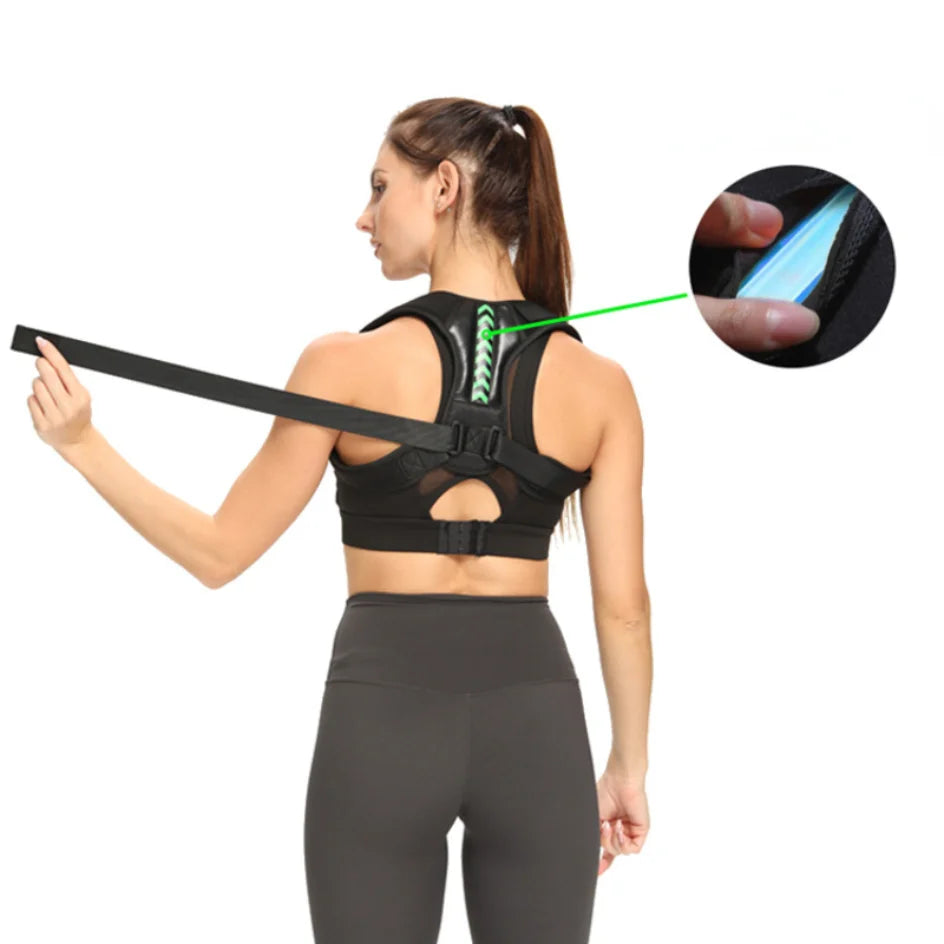 Adjustable Posture Corrector Belt - Back Shoulder Support Brace for Office & Sports